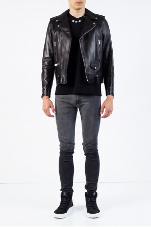 Leather biker jacket, zdjęcie 2 Leather biker jacket od Saint Laurent